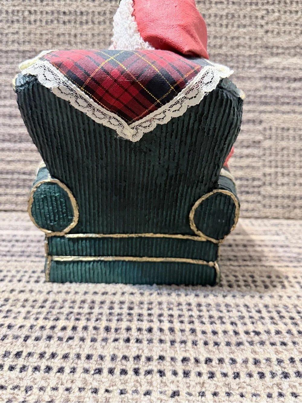 Vintage Dillards Holliday Santa with Child Figurine  Christmas Deco